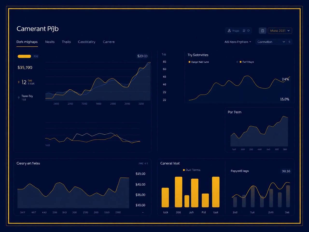 Financial dashboard